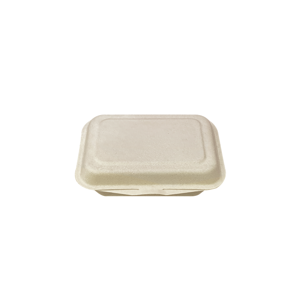 Compostable Square Clamshell Boxes 9 Inches