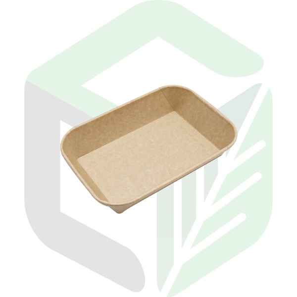 Kraft Paper Rectangular Boxes 880ml_29oz