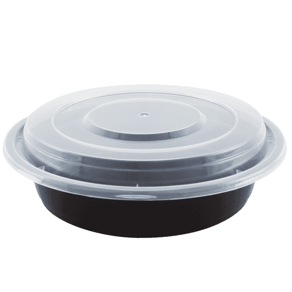 Enpak injection microwavable 24 oz round container with lid BO-24