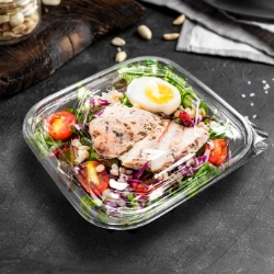 Non-Microwavable Plastic Containers