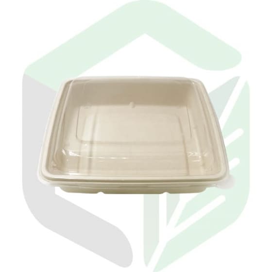 Compostable Square Boxes 1400mL _ 1 Compartment