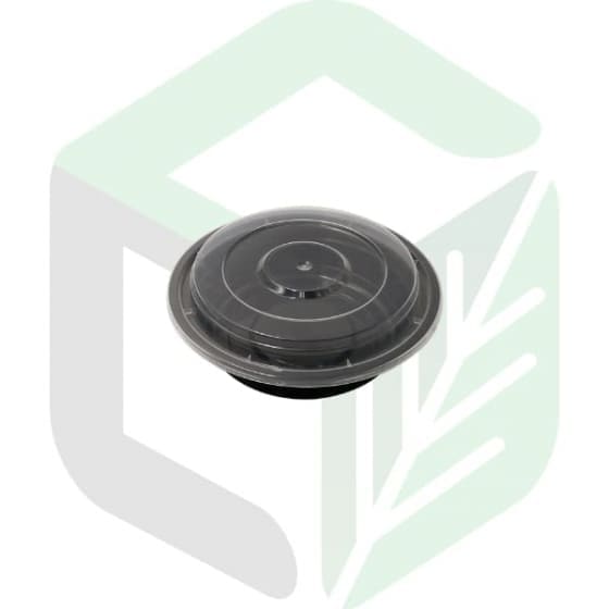 Enpak injection microwavable 16 oz round container with lid BO-16