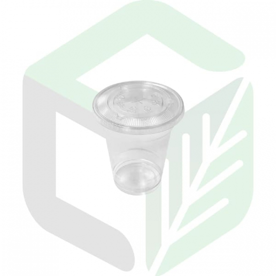 Enpak disposable cold plastic drinking cups with lids 16 oz EPK-PET-16