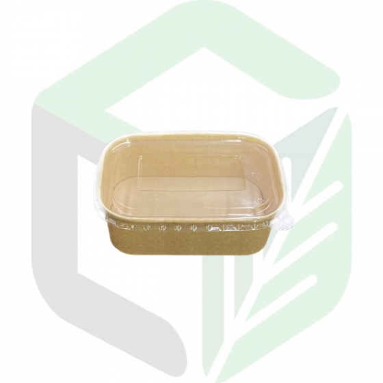 Kraft Paper Rectangular Boxes 750mL _ 24oz