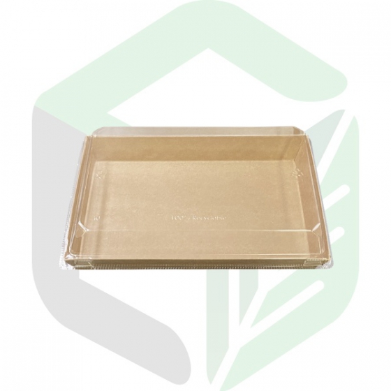 Kraft Paper Rectangular Light Meal Boxes 07