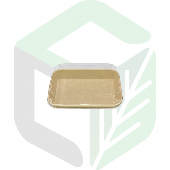 Kraft Paper Rectangular Tray 03