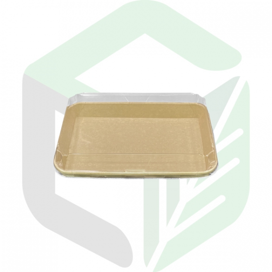 Kraft Paper Rectangular Tray 07