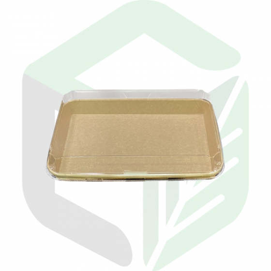 Kraft Paper Rectangular Tray 09