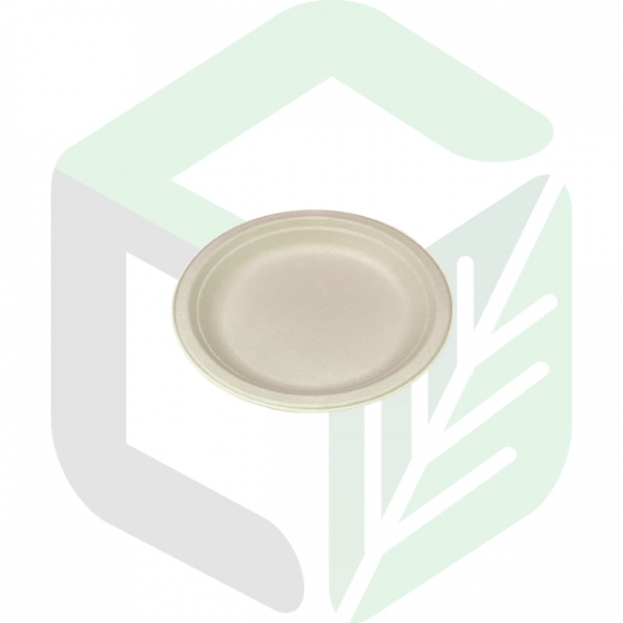 Compostable Round Plates 7 Inches