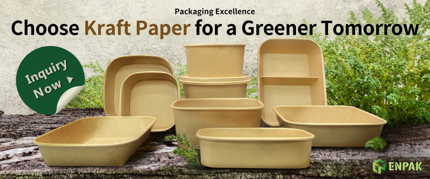 kraft paper containers