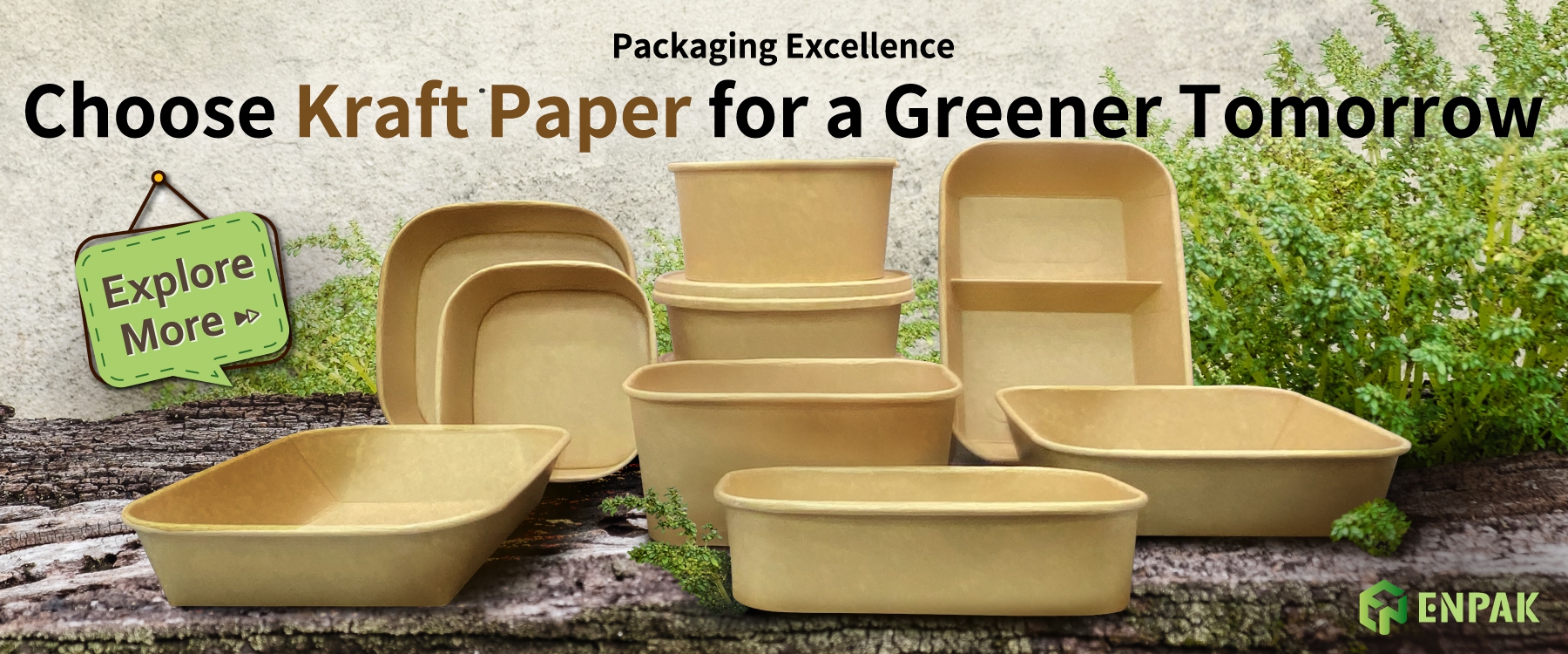kraft paper containers
