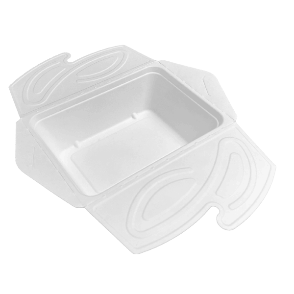 Compostable Square Clamshell Boxes 10 Inches