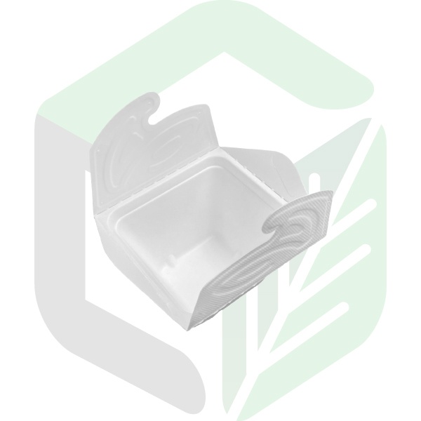 Compostable To-Go Boxes with Folding Lid 550ml_19oz