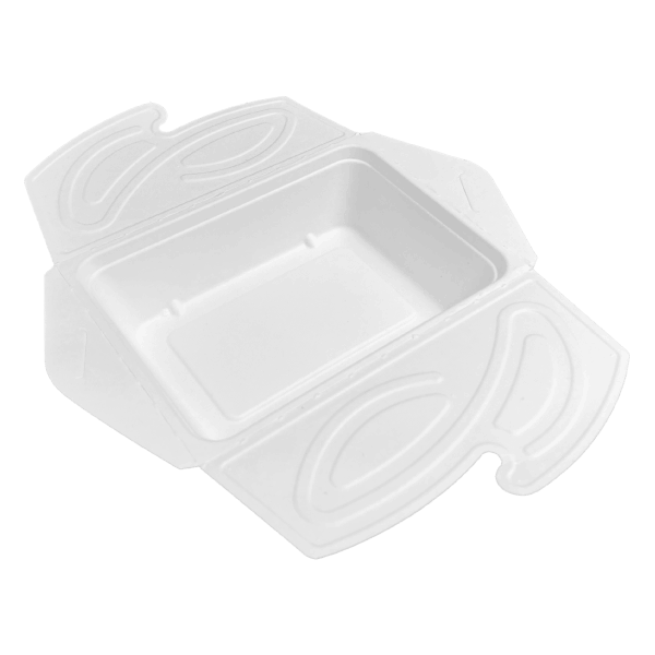 Compostable Square Clamshell Boxes 10 Inches
