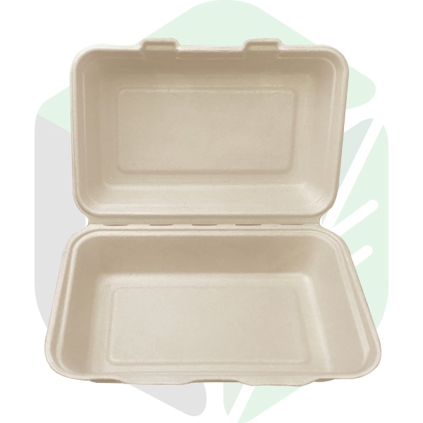 Compostable Clamshell To-Go Boxes 1000mL