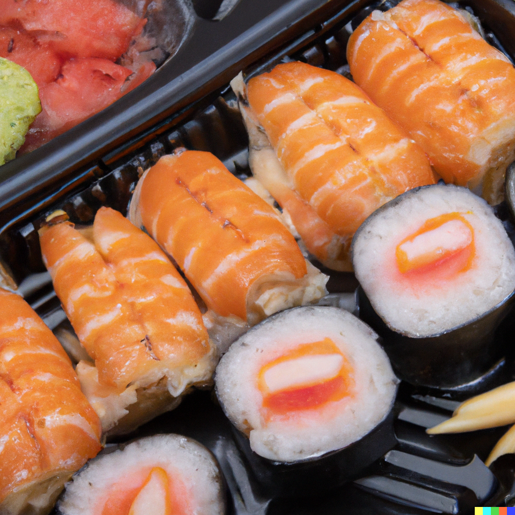 sushi party tray