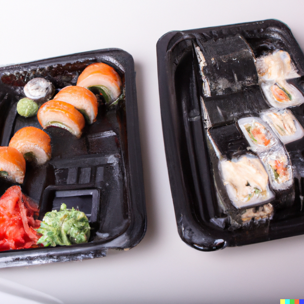 Sushi party tray