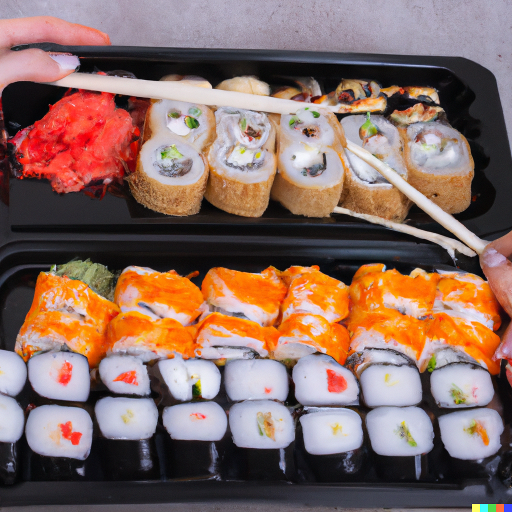 sushi party tray