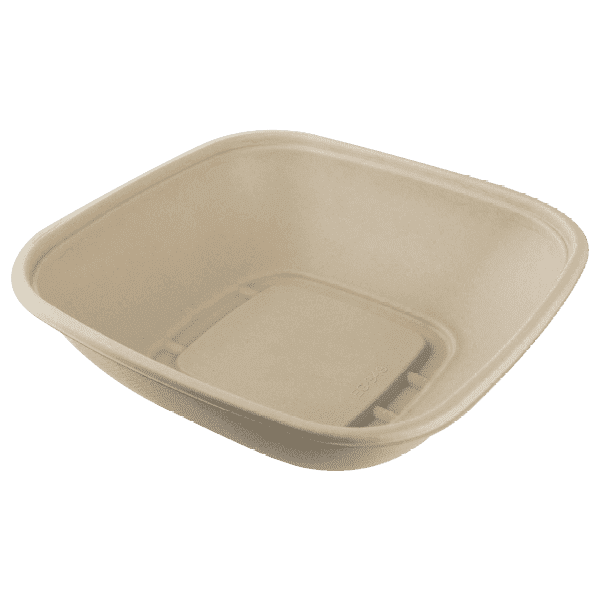 Enpak compostable take out containers 48 oz with clear lids CB-48