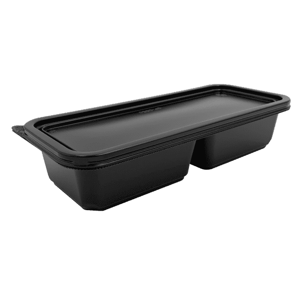 Enpak microwave japanese bento box containers 2 compartment GP-C500