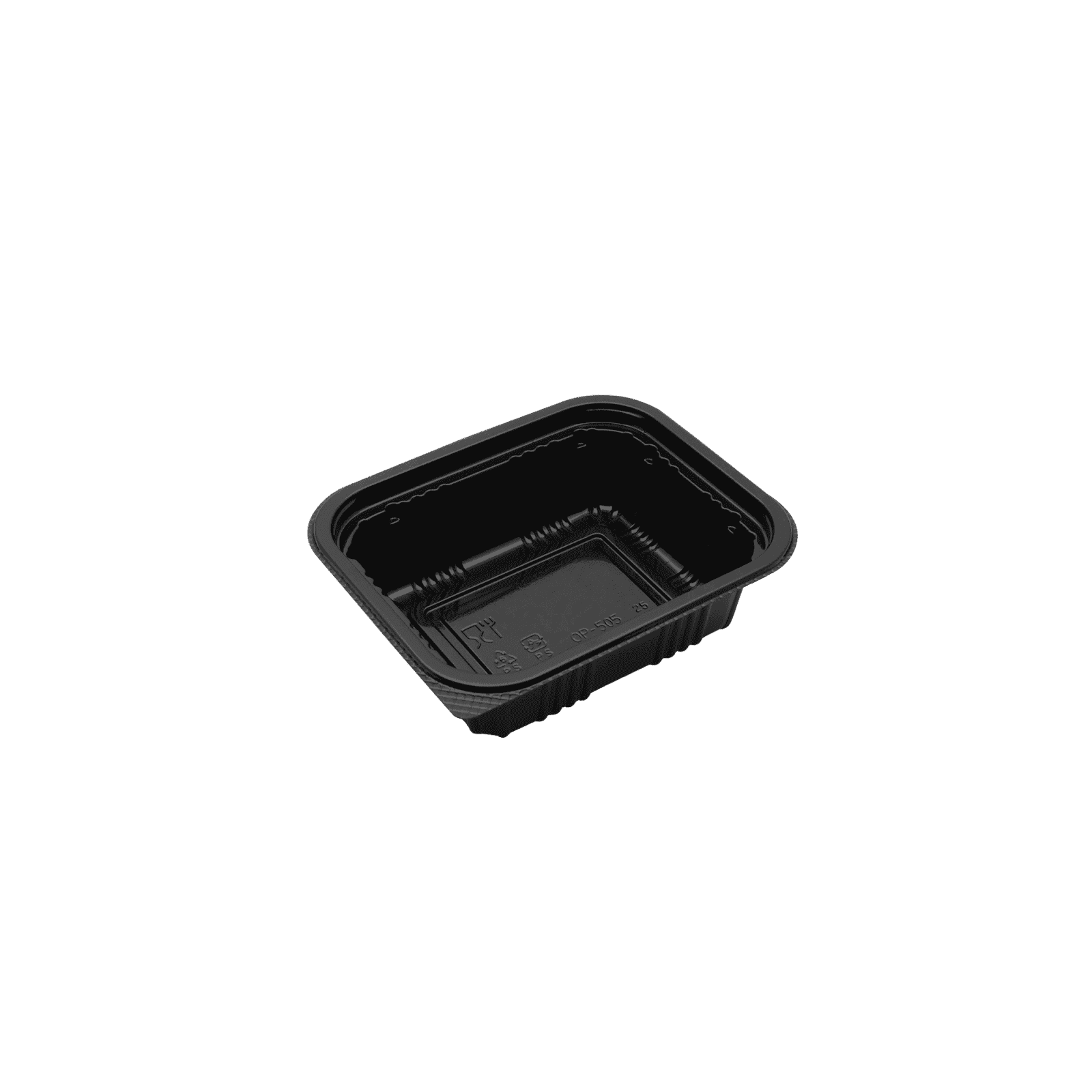 Enpak plastic small takw away rectangular container with lid OP-505