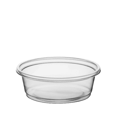 Enpak microwave clear 0.75 oz small sauce containers