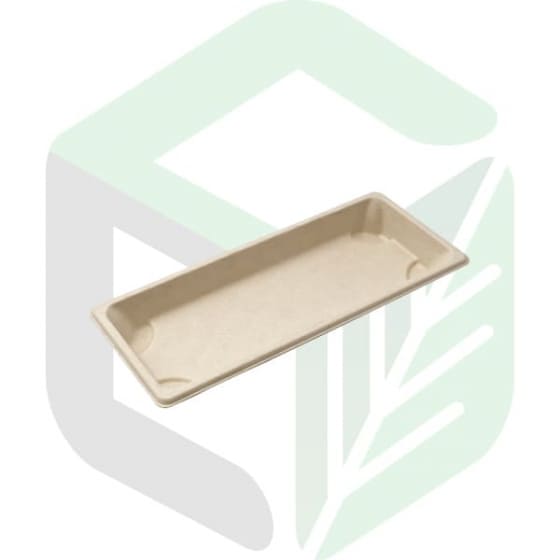 Enpak compostable trays Biocane Bagasse Recyclable with Lid
